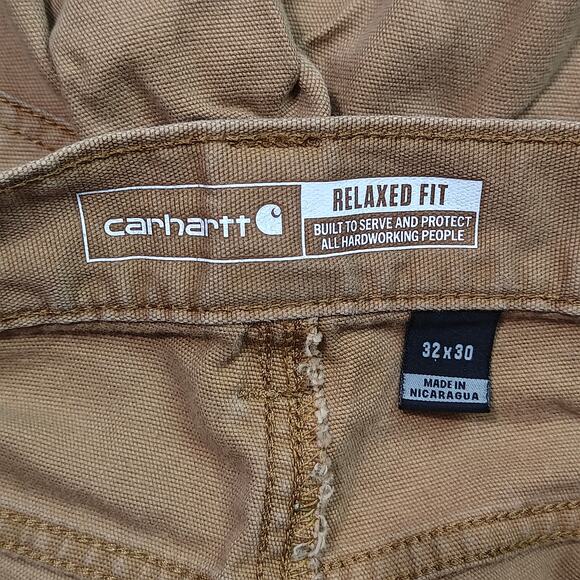 Carhartt Relaxed Straight Rigby Pant 32 x 30 Mens Dark Khaki - Picture 3 of 4
